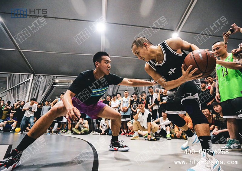 装配式篷房篮球馆正见缝插针地“嵌入”市民生涯圈