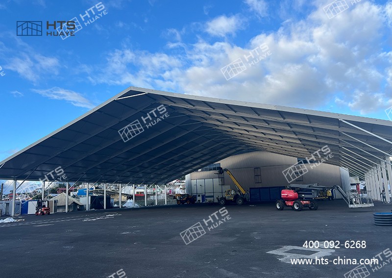 在非洲的展会活动中，这座铝合金篷房篷房将阐扬沉要作用