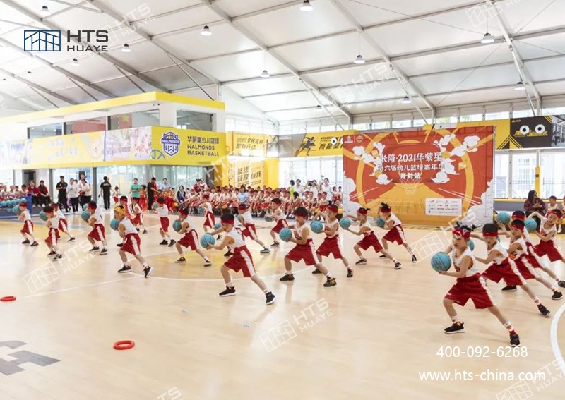 装配式篷房篮球馆有效利用各类存量建设用地，预防资源浪费