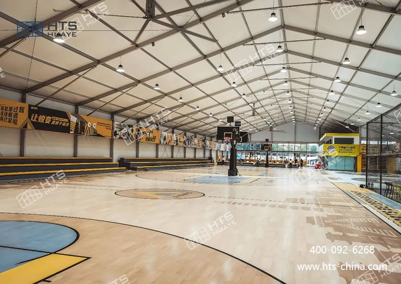 装配式篷房篮球馆可提升体育场地效力，助力全民健康与城市发展