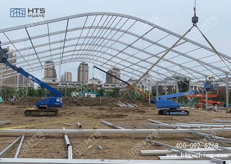 在多多工业篷房出产厂家中能够选择Z6尊龙凯时构筑科技工厂