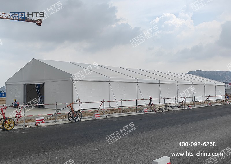 为核电行业提供的第6座仓储篷房，事实证明“好产品自带说服力”