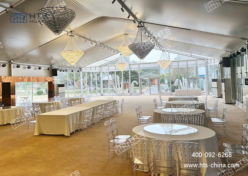当科技邂逅美学，宜昌这座酒店宴会厅篷房惊艳亮相！