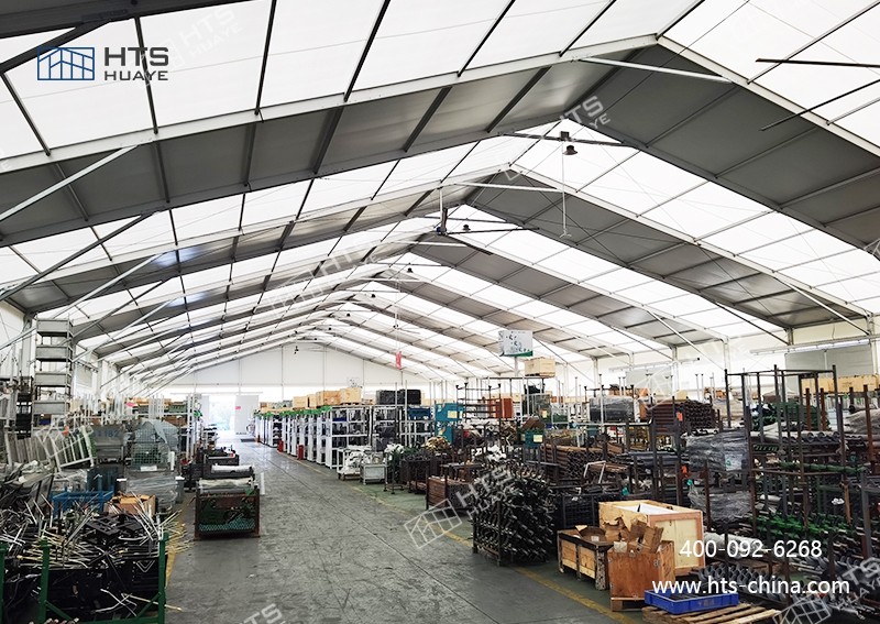 握别固定资产镣铐！Z6尊龙凯时工业仓储篷房解锁工厂轻资产扩仓模式