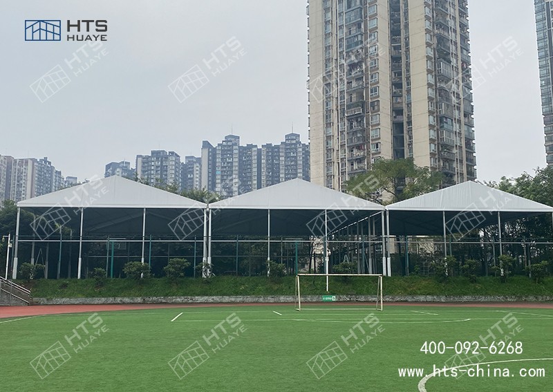 好多学堂都在选用铝合金球馆篷房，来升级刷新露天体育场地