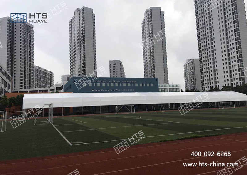 体育馆篷房可抢抓暑假空档，极速落成，开学即投用