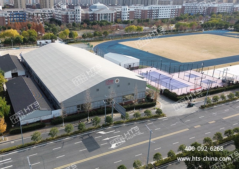 不限场地前提，体育篷房轻松刷新露天球馆